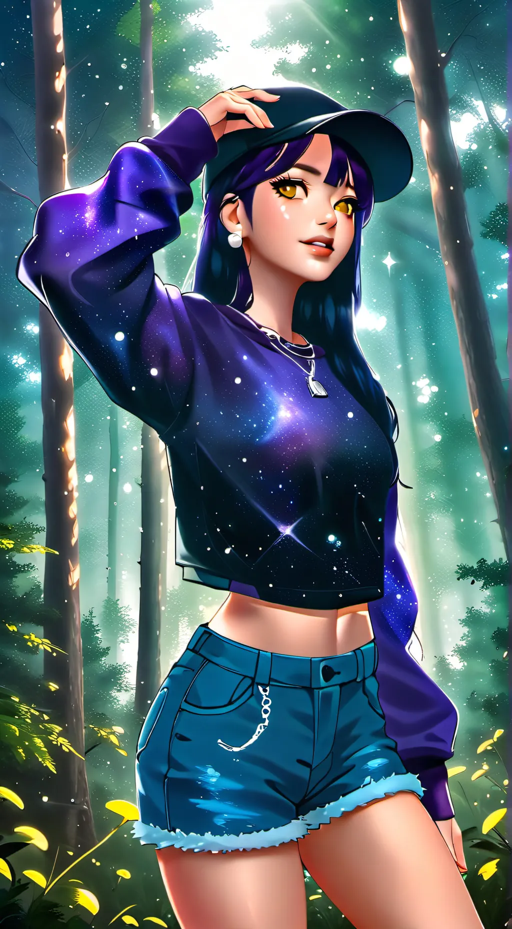 ai character: Camping background