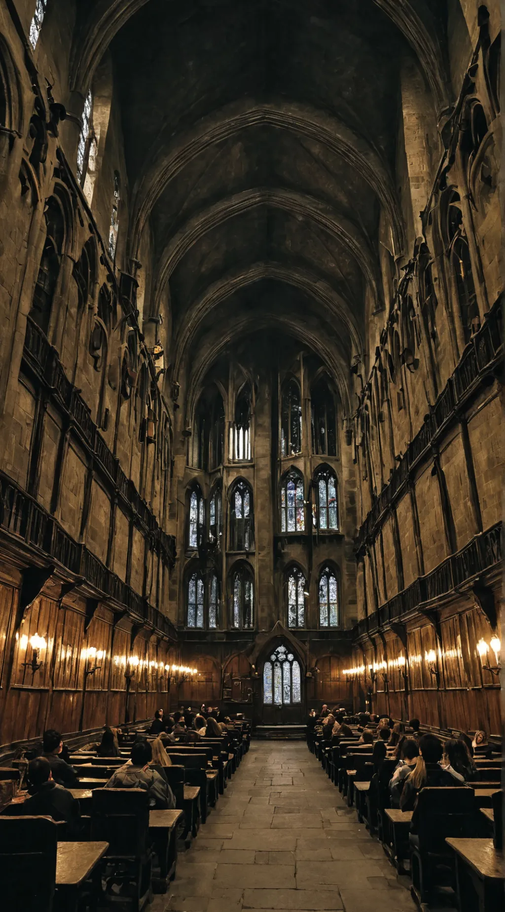ai character: Hogwarts  background