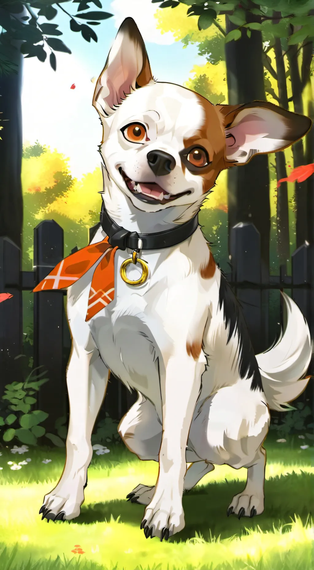 ai character: chickling chuckle background