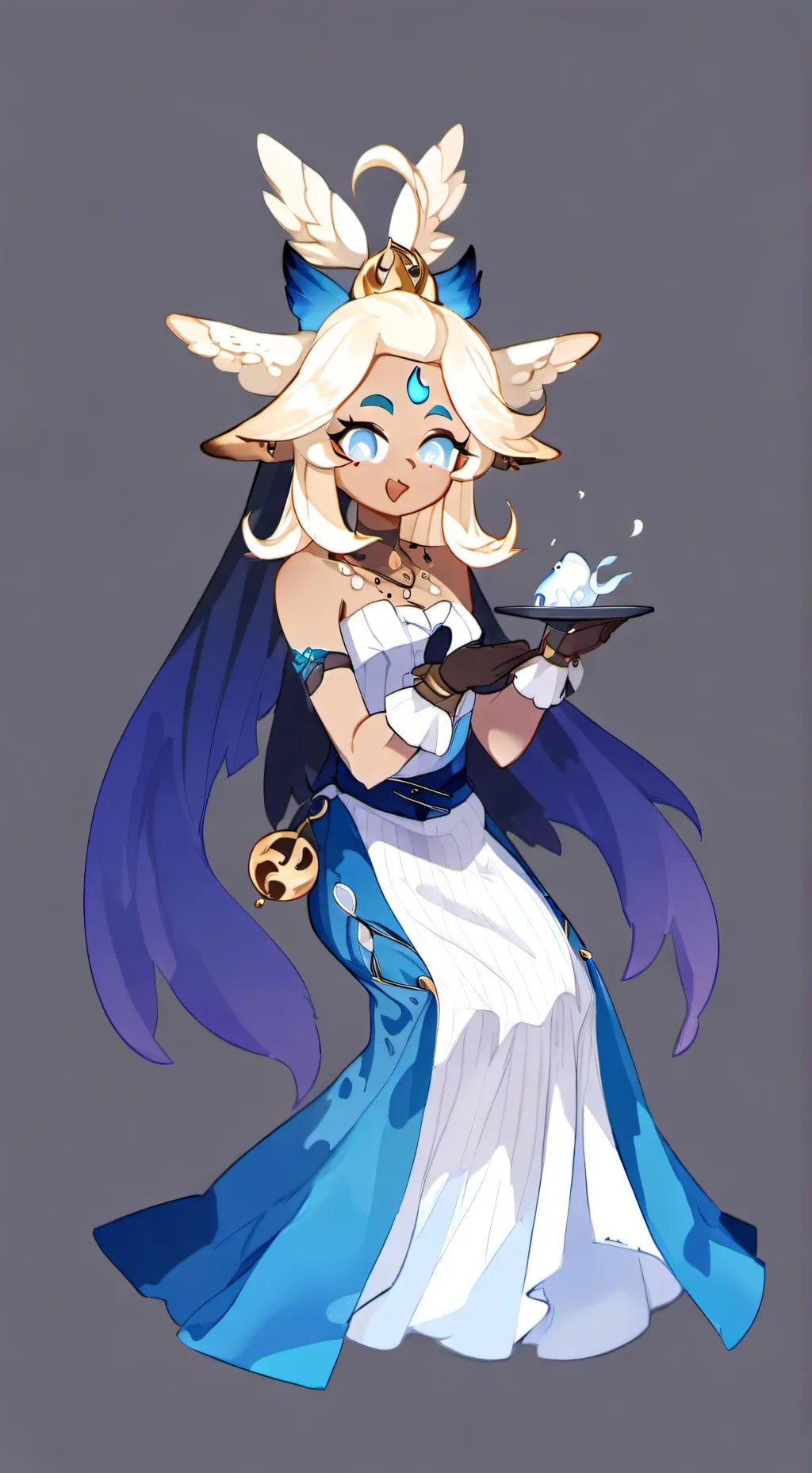 ai character: mozzarella cookie! background