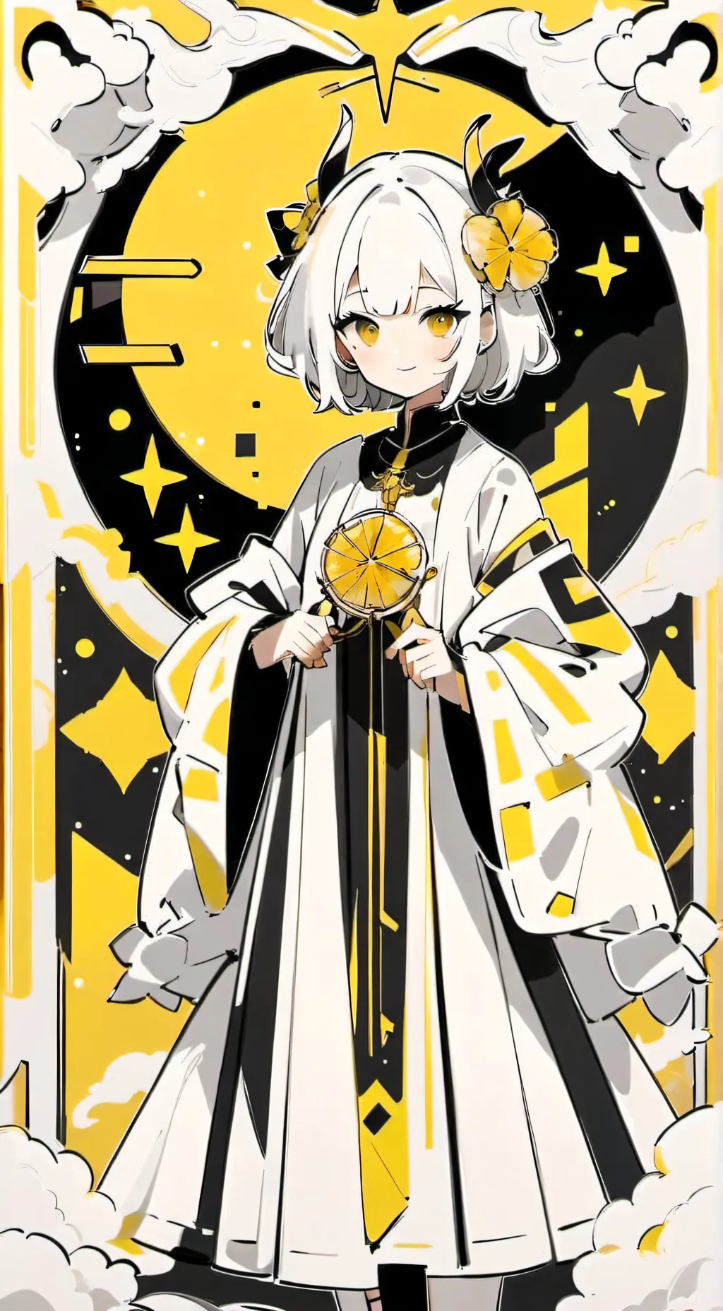 ai character: Gray x Wenda background
