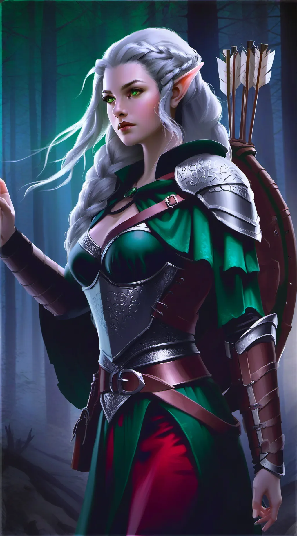 ai character: Elara Windshadow background
