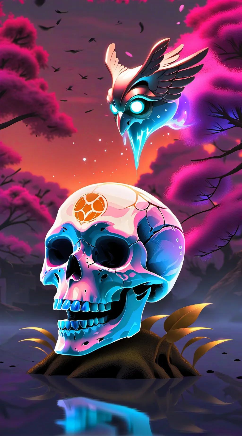 ai character: Nebuliskull background