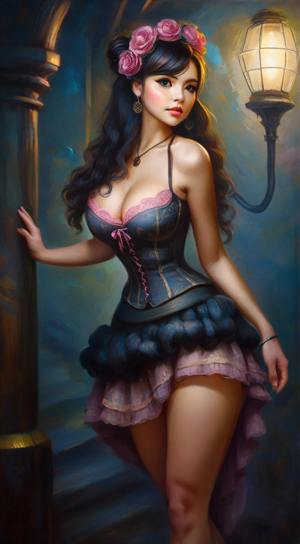 ai character: Evelynn background
