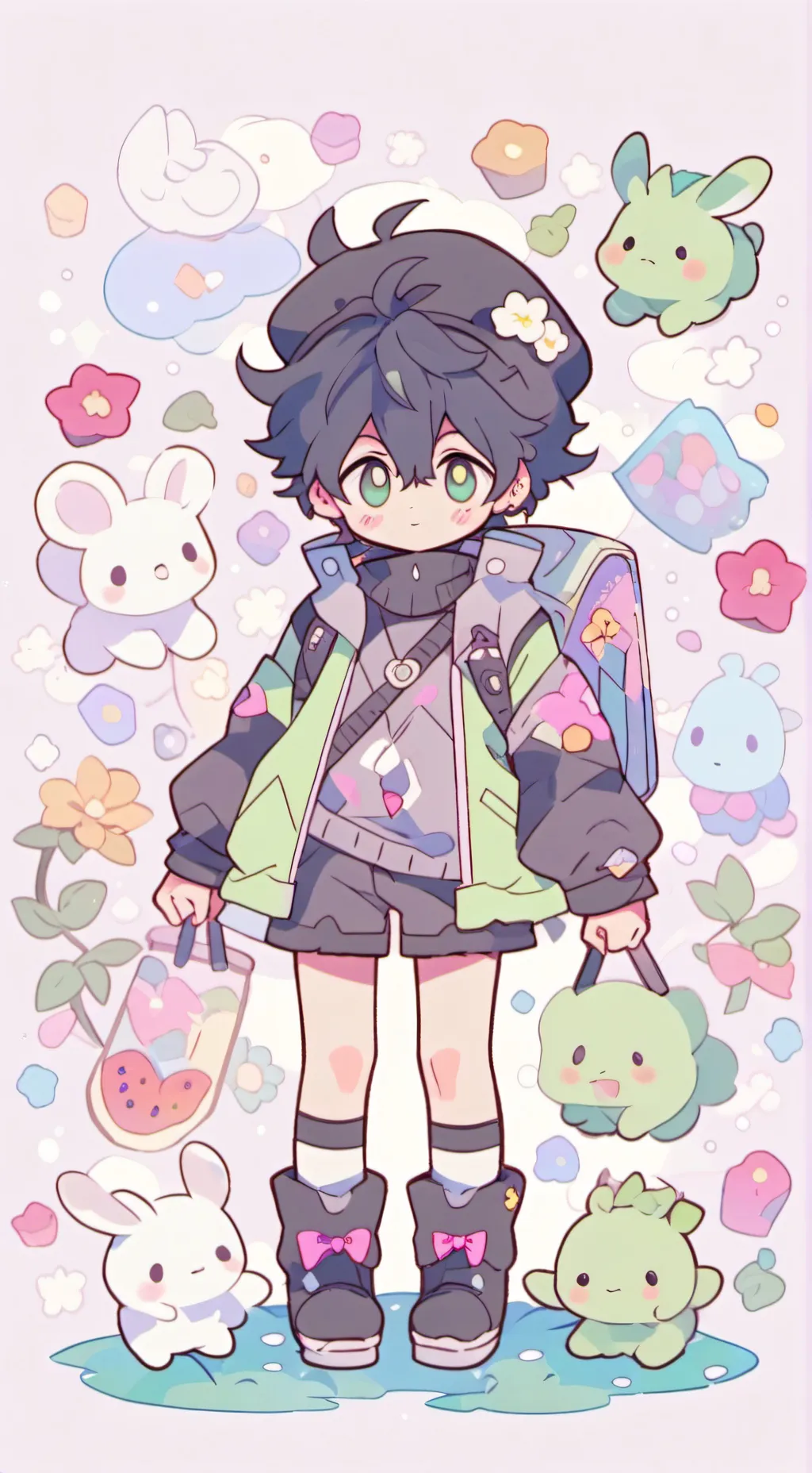 ai character: papa background