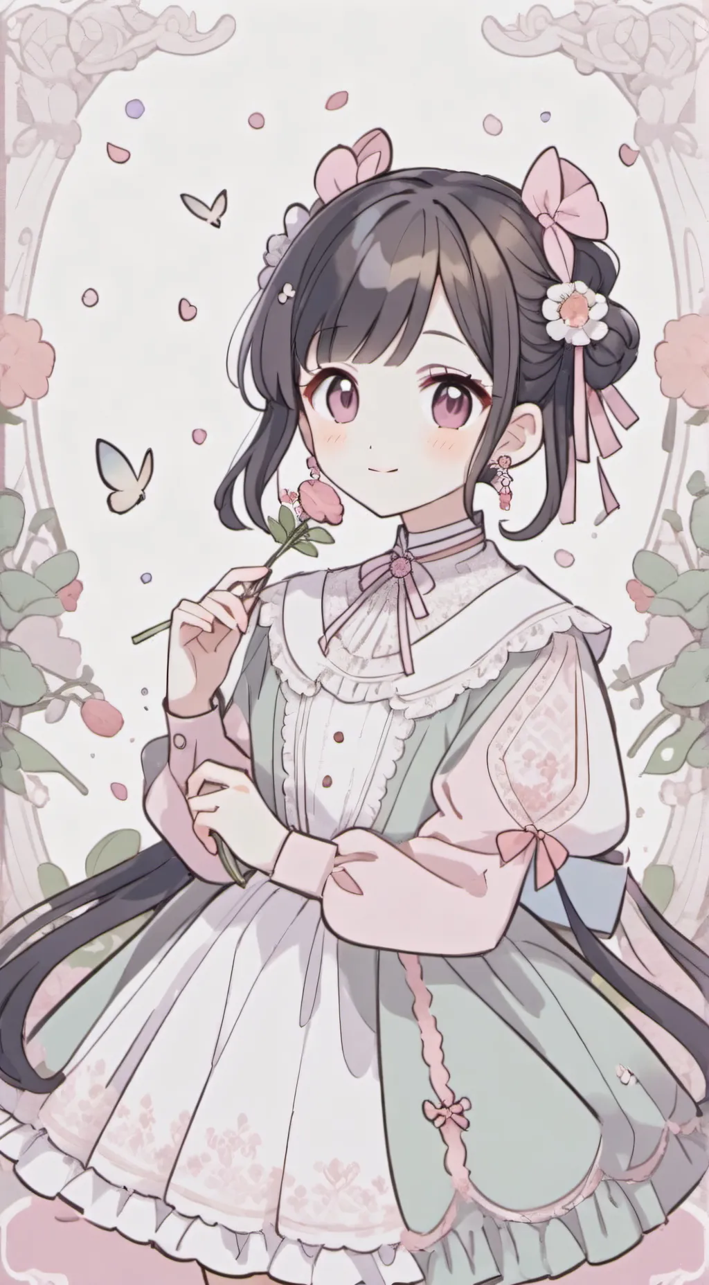 ai character: La fuente de kny  background