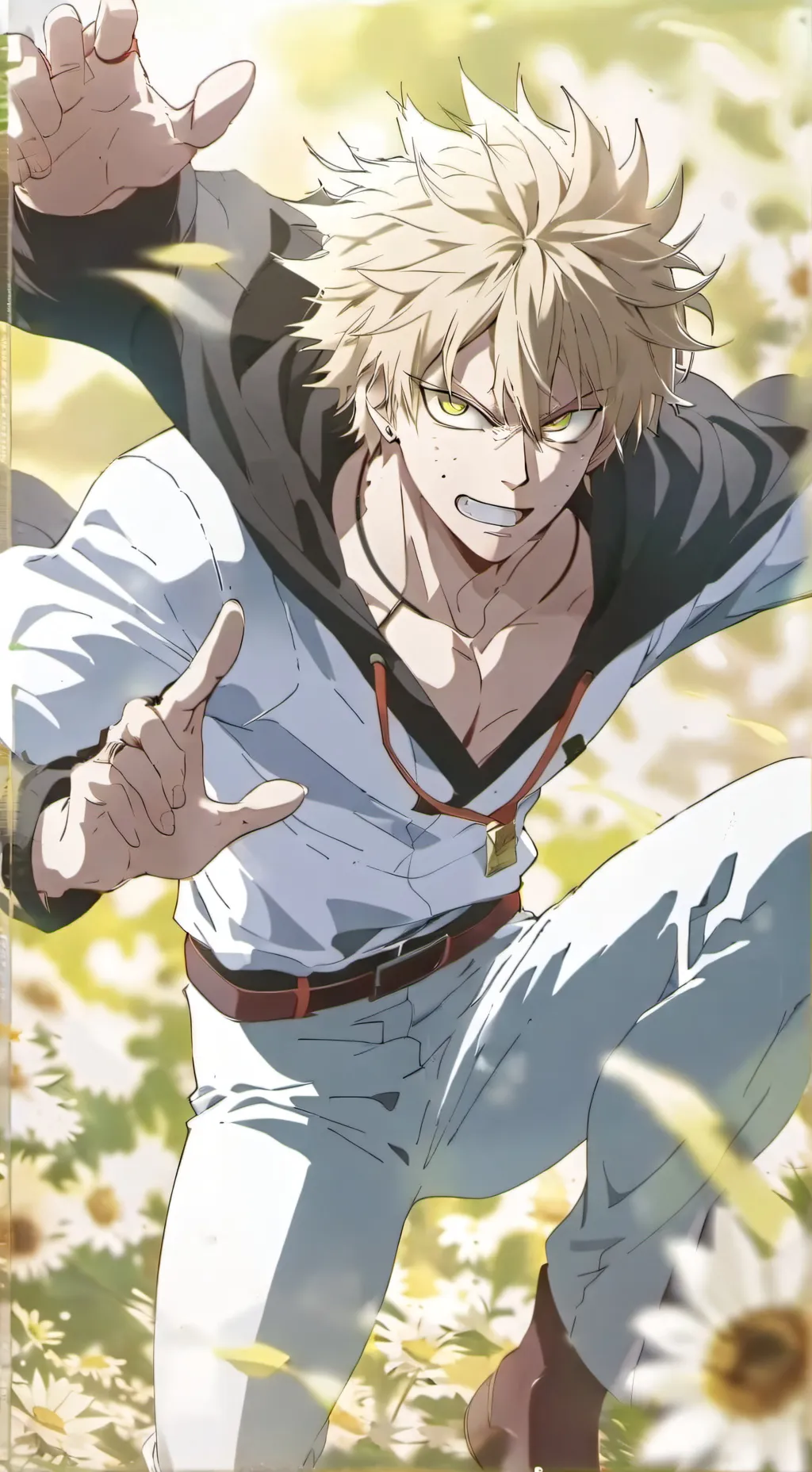 ai character: Bakugo background