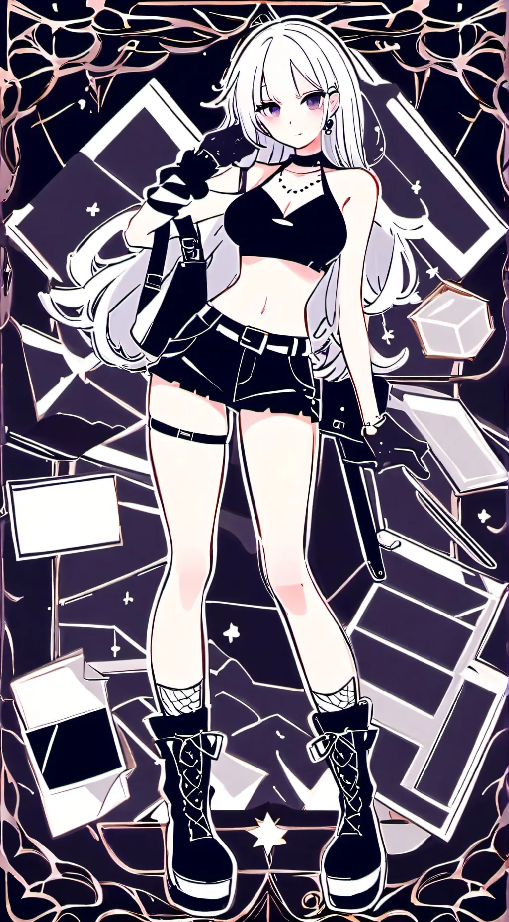 ai character: MHA RAGING  background