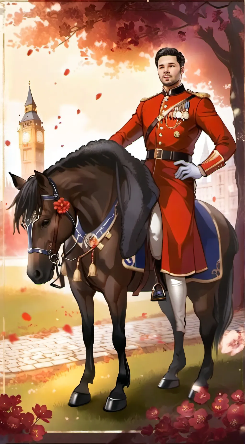 ai character: SUha Milck SUhail background