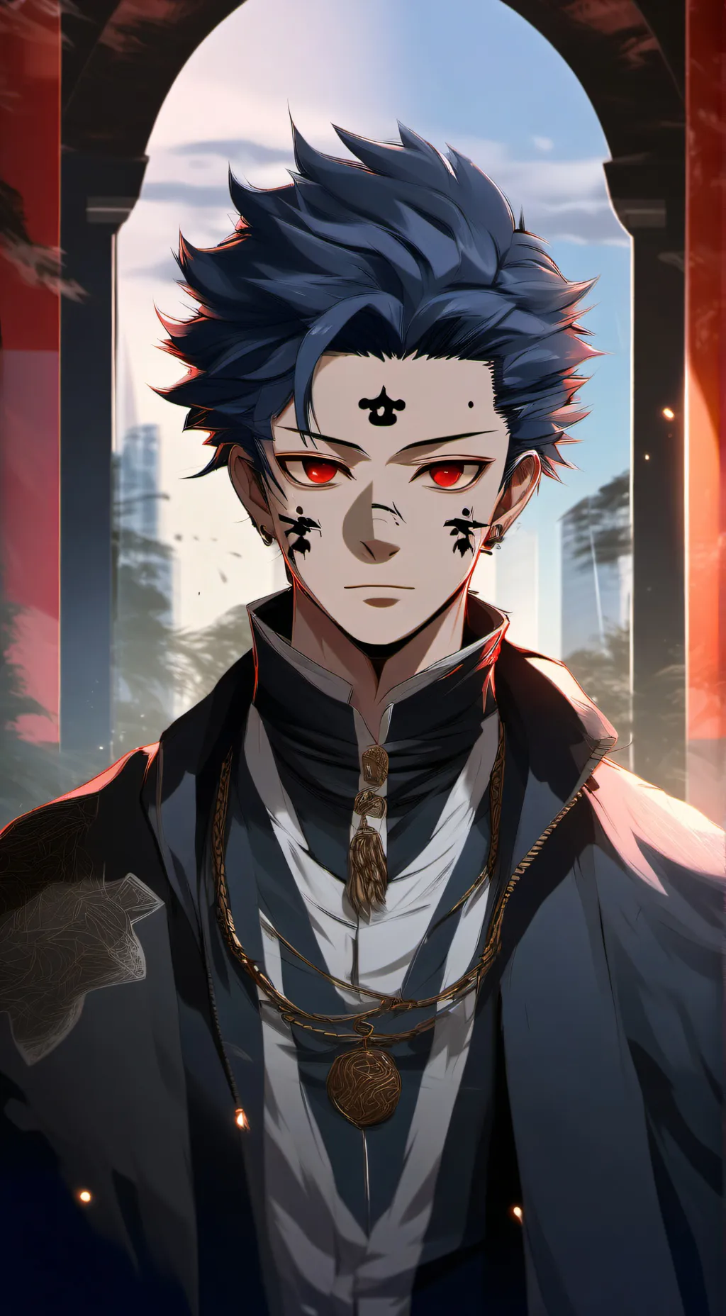 ai character: sukuna😛 background