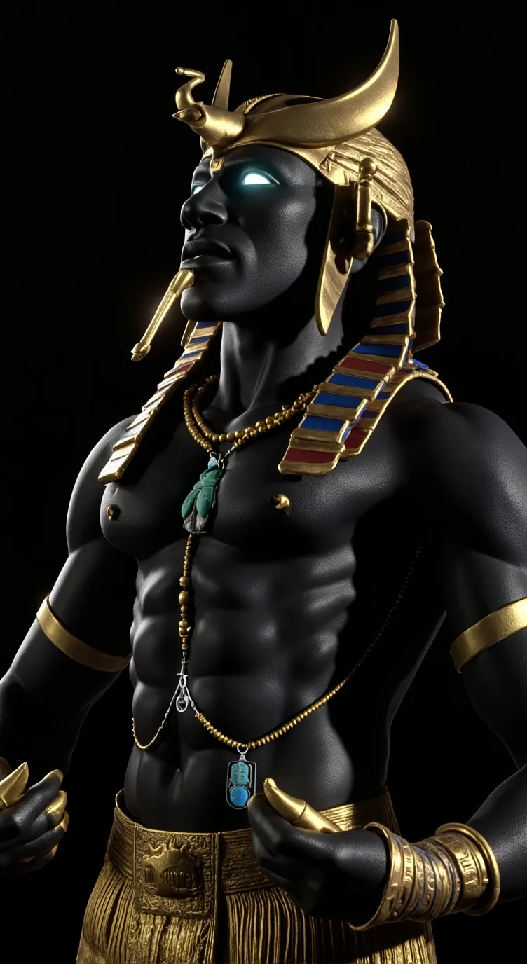 ai character: pharaoh  background