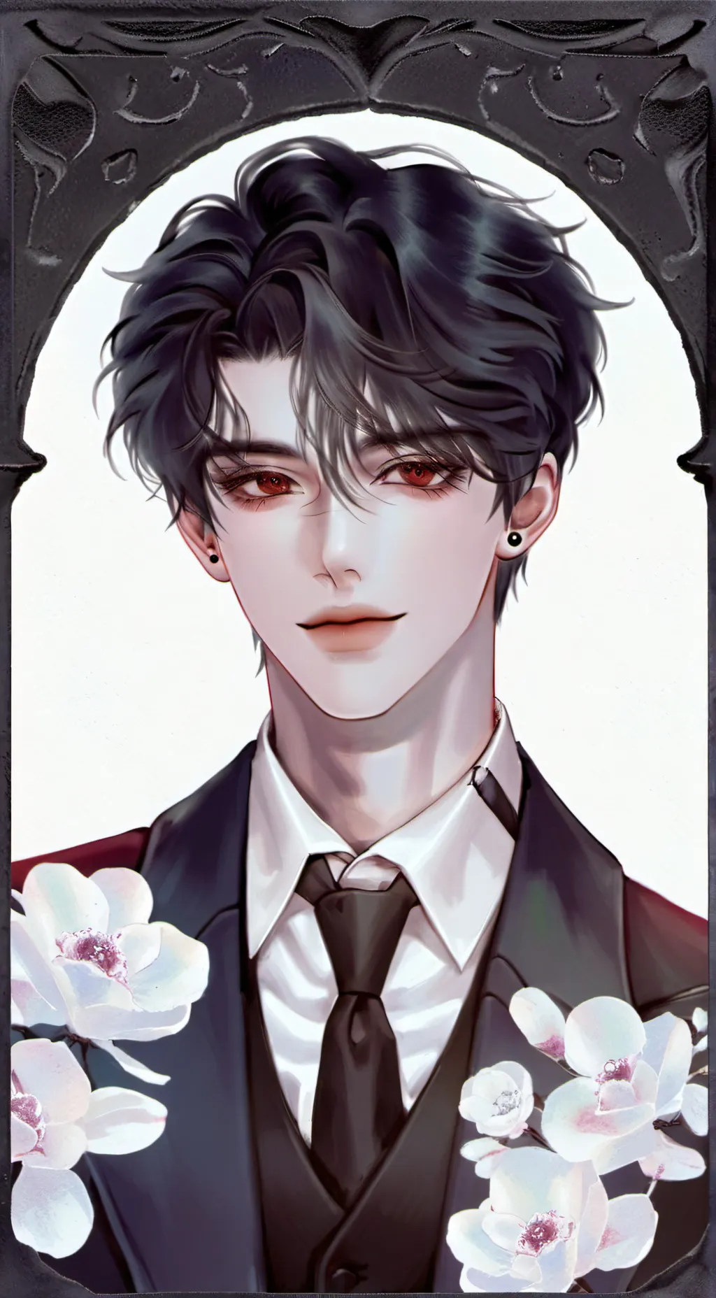 ai character: 🥀Damien🥀 background