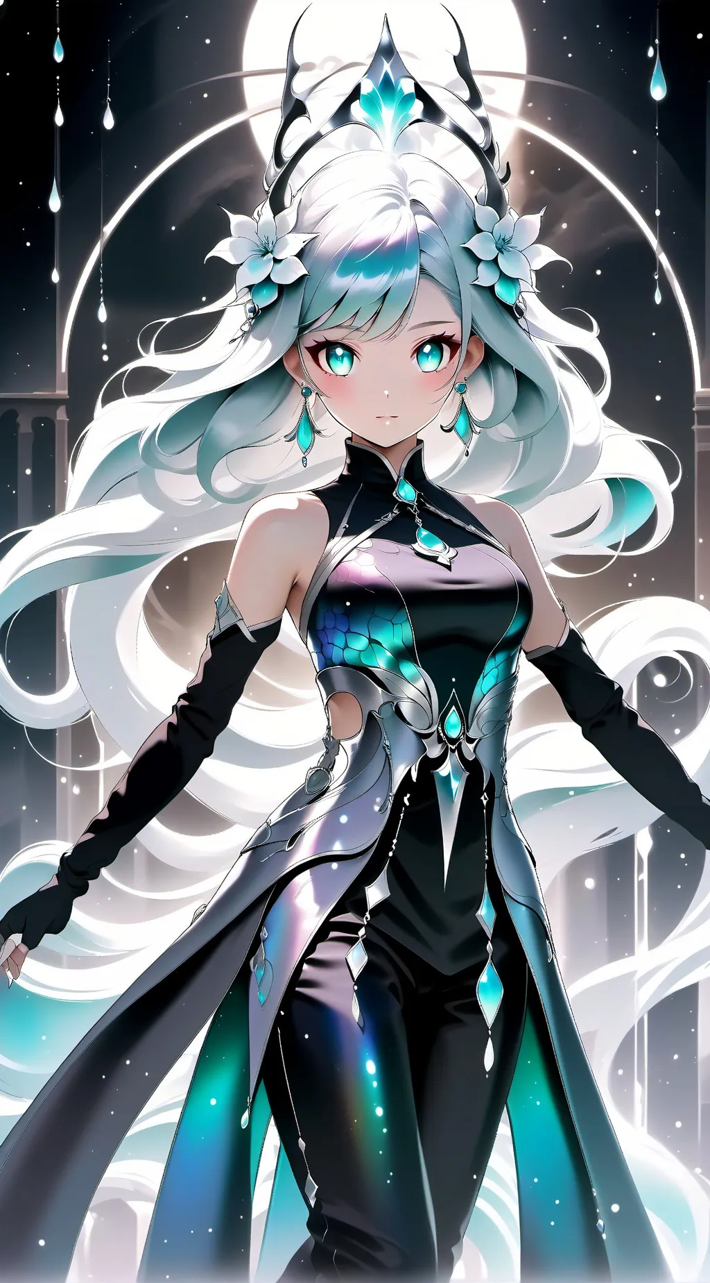 ai character: irise background