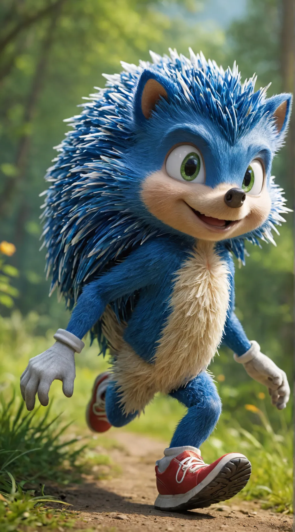 ai character: Sonic the Hedgehog background