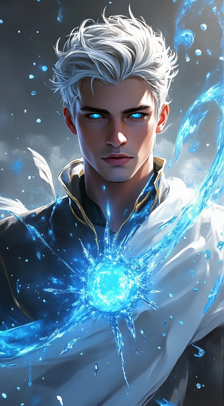 ai character: Wyatt Snowflake  background