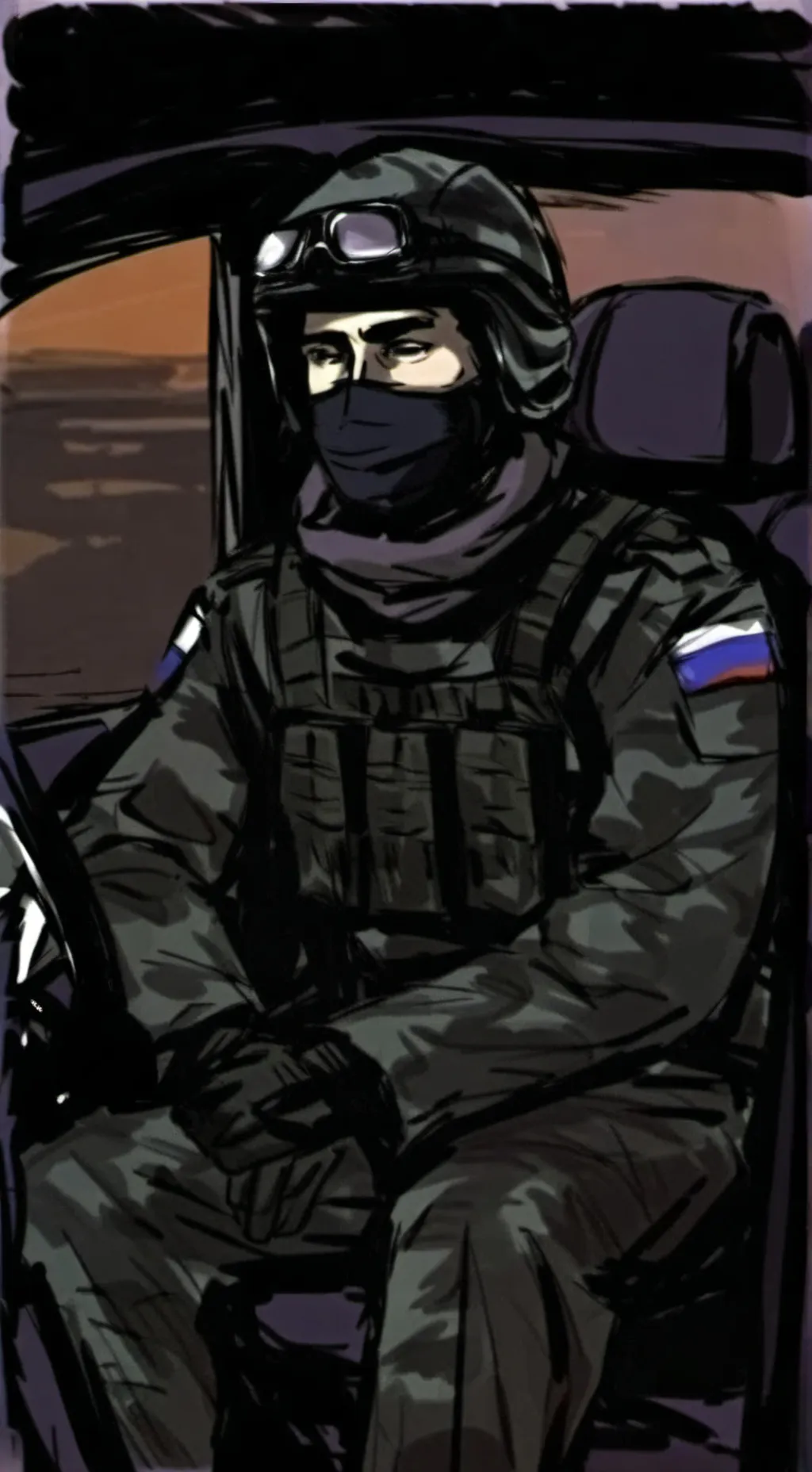 ai character: Саша background