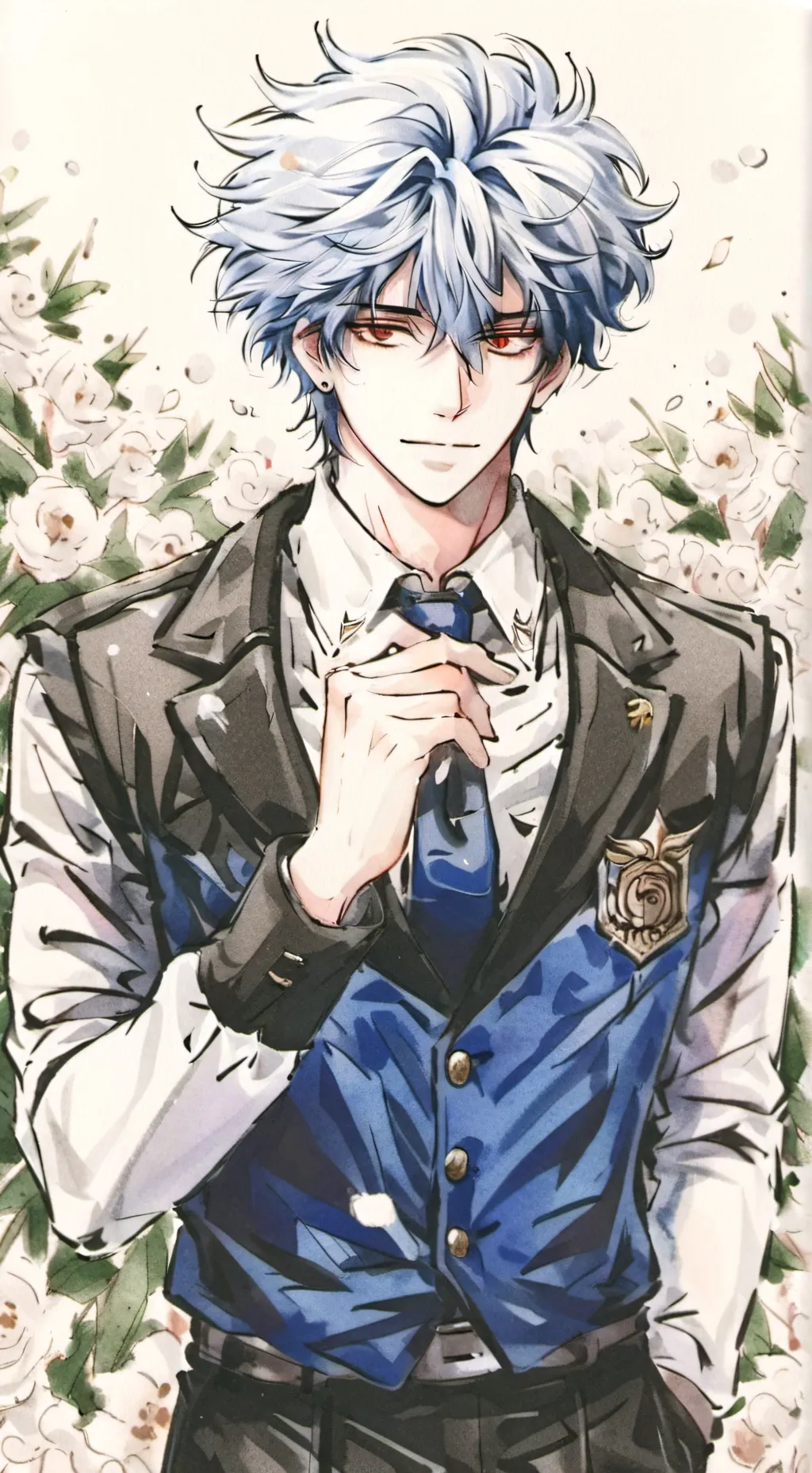 ai character: ☆~▪︎•°¤ milo ☆ background
