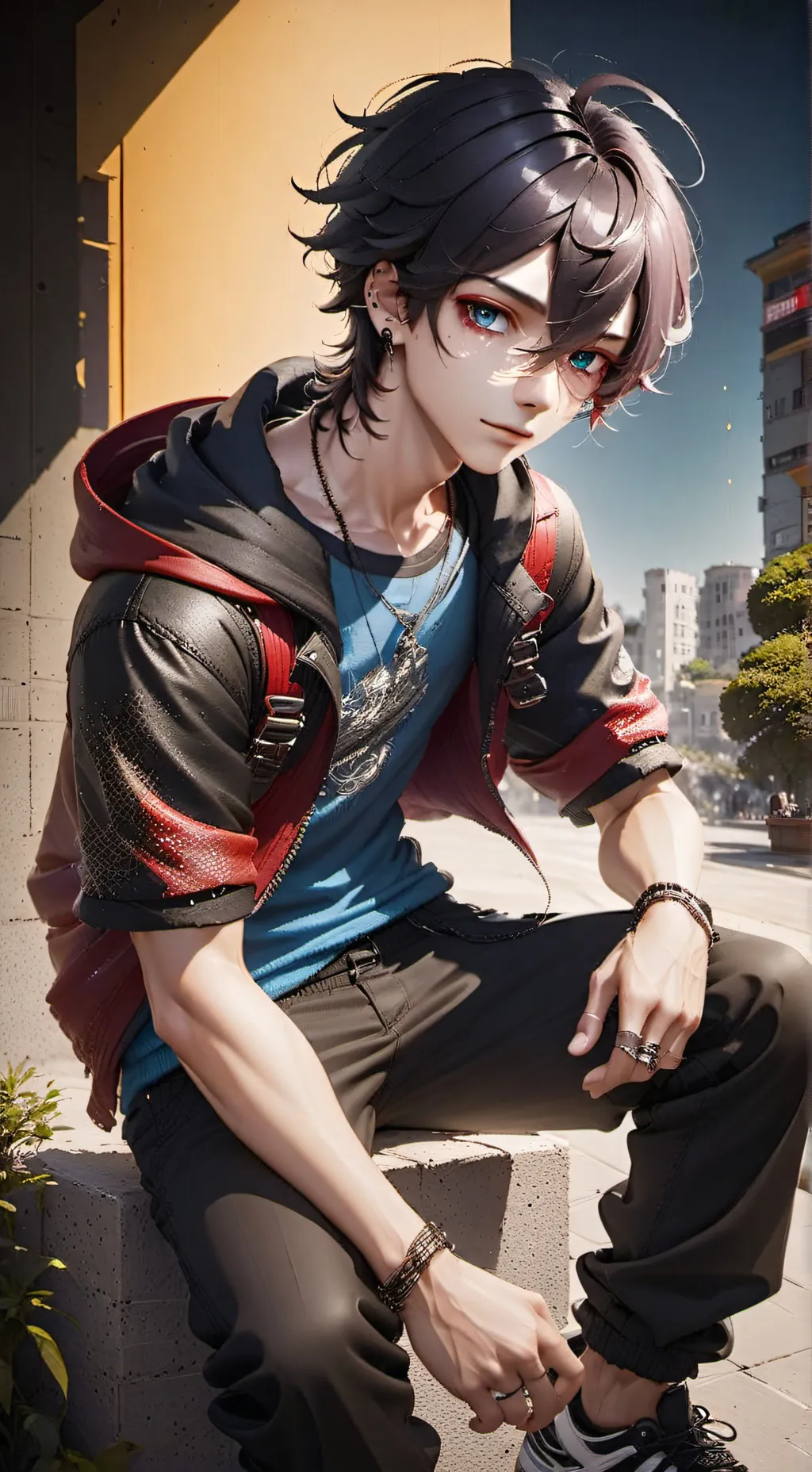 ai character: Max Keeley background