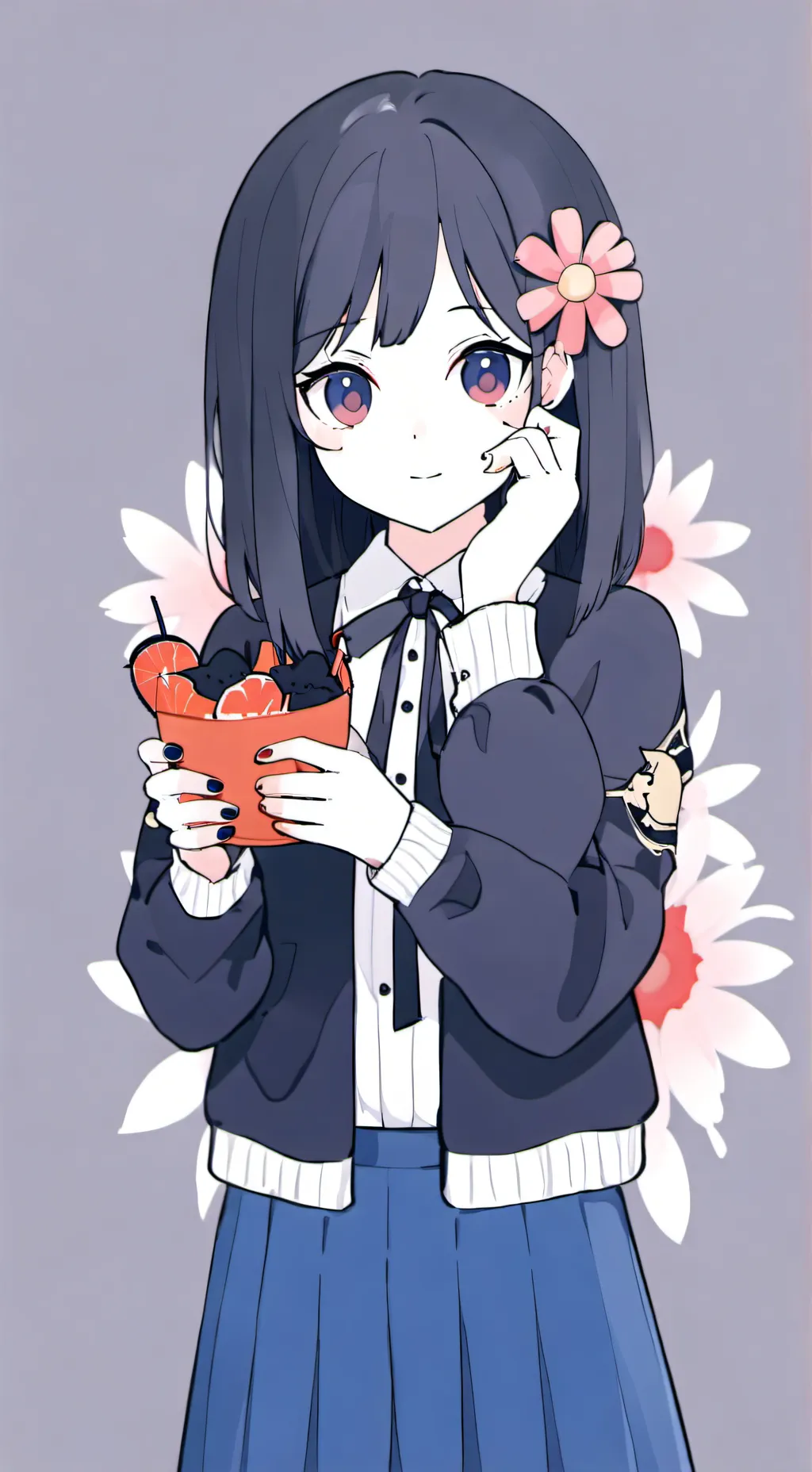 ai character: Katy  background