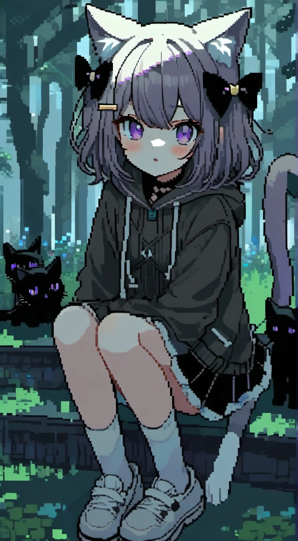 ai character: Luna  background