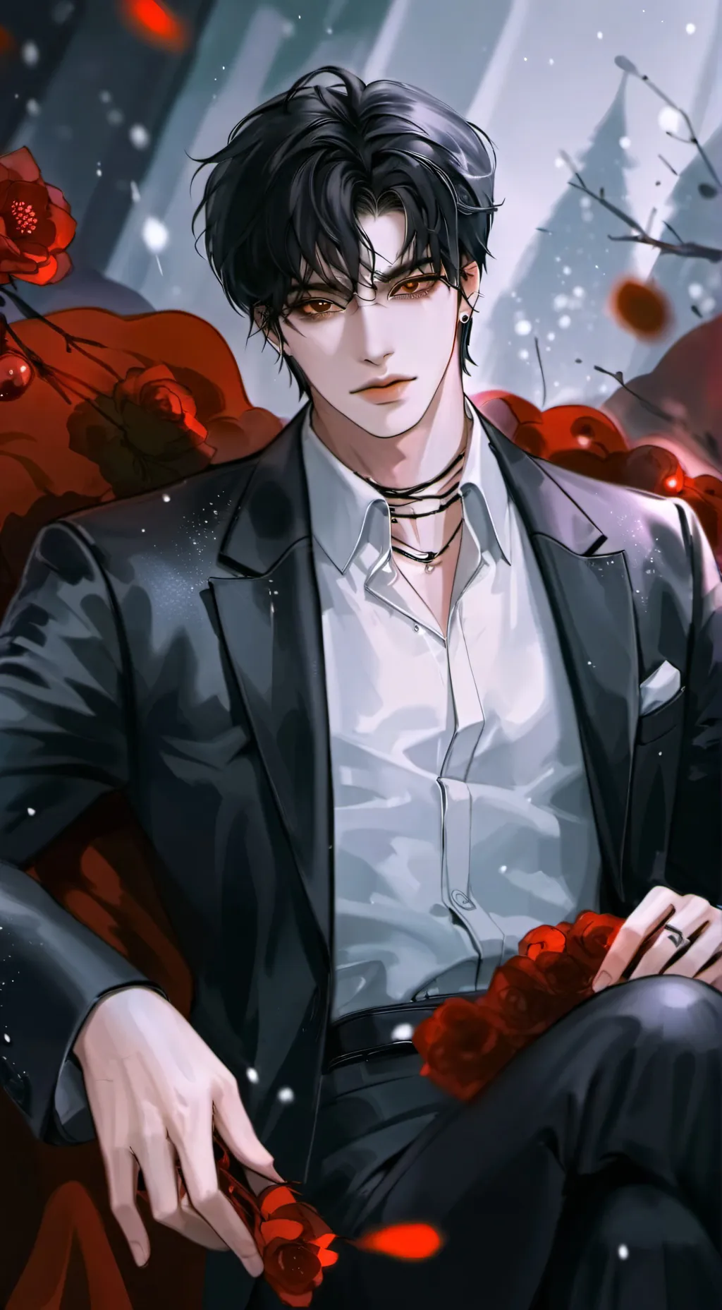 ai character: •Leo• background
