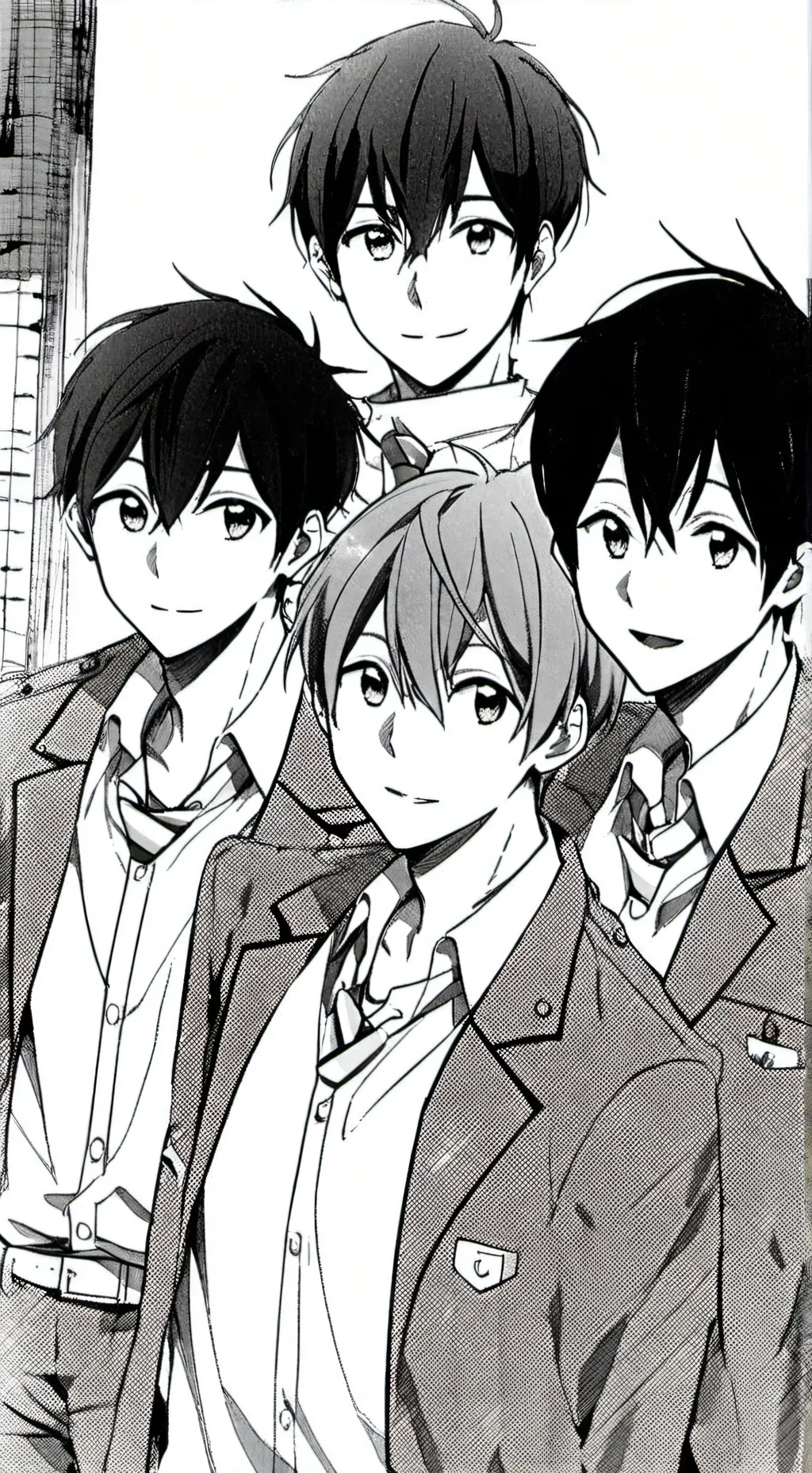 ai character: Le boys band ✨️ background