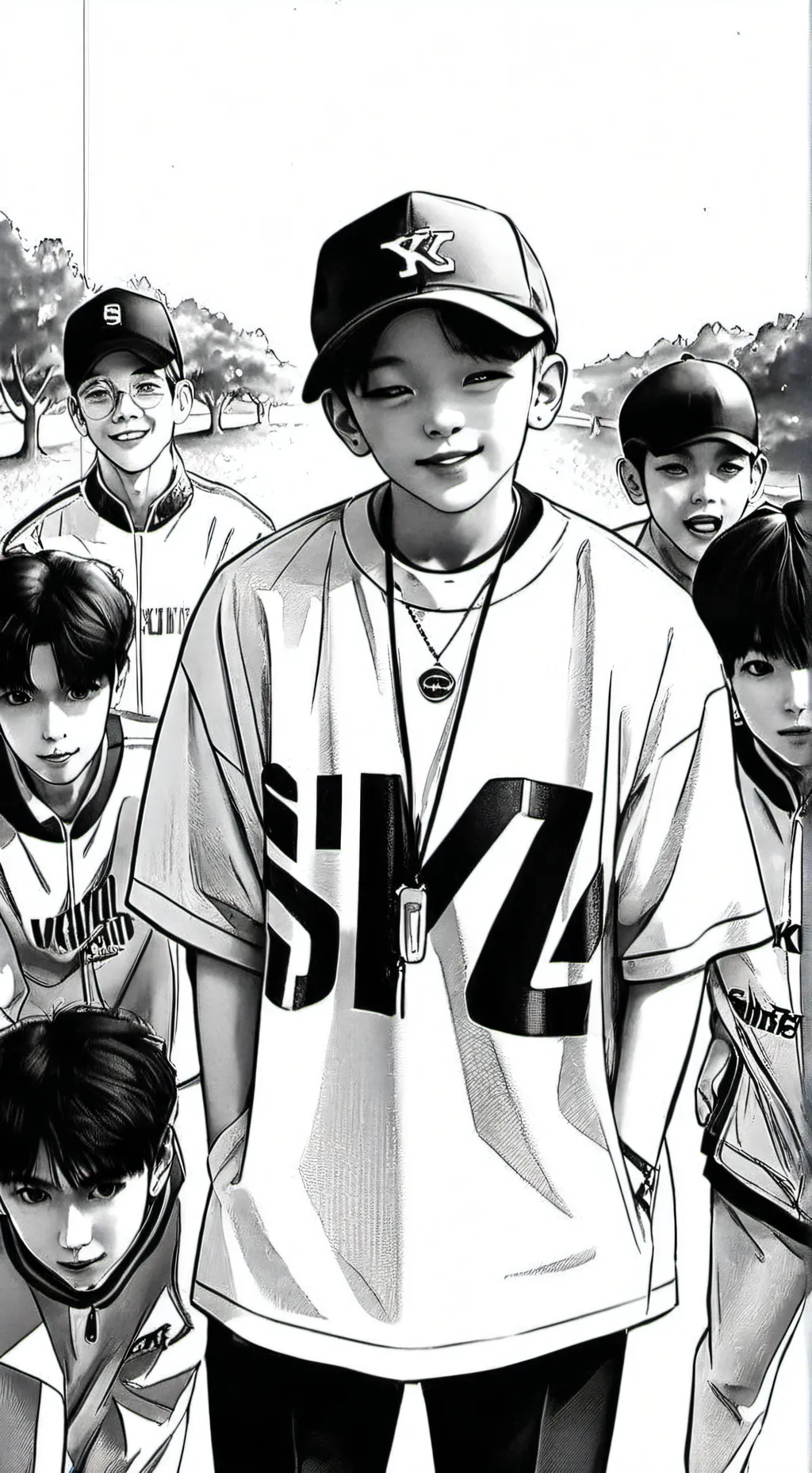 ai character: skz background