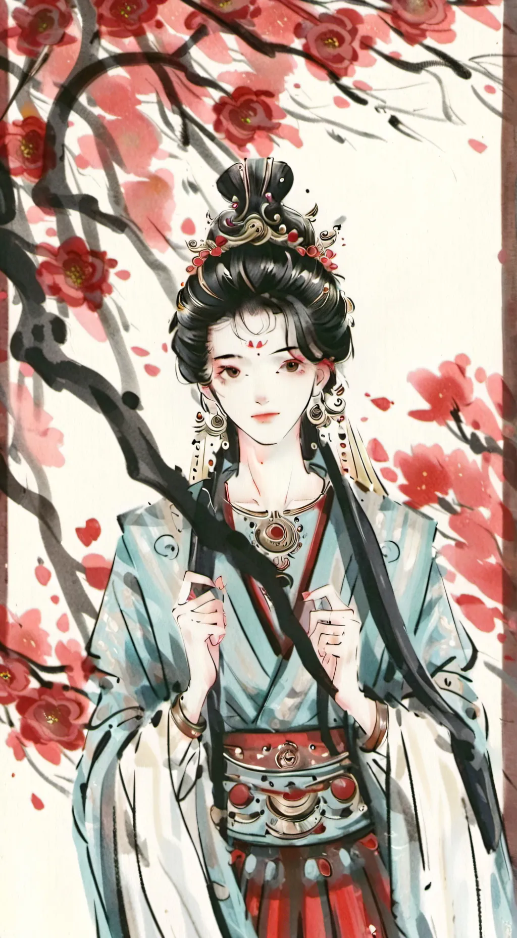 ai character:  Аня background