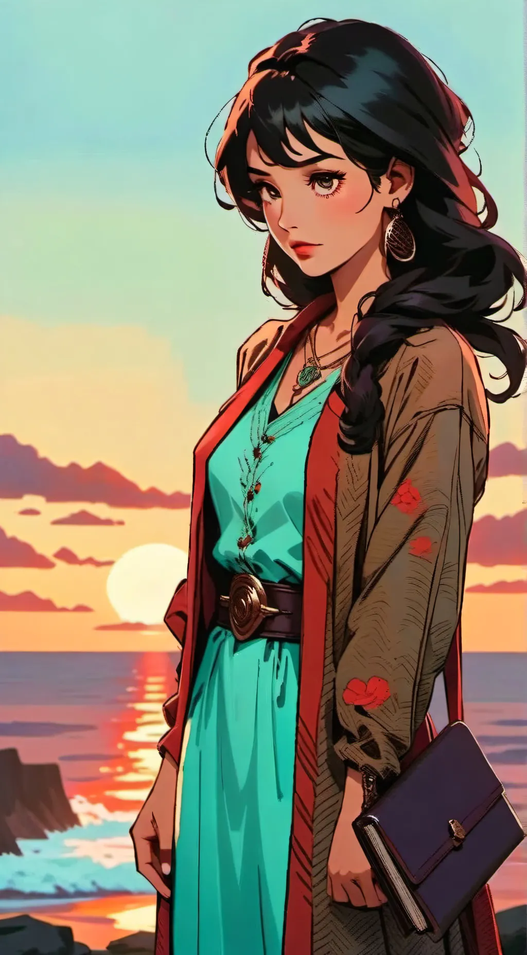 ai character: LUCIA  background
