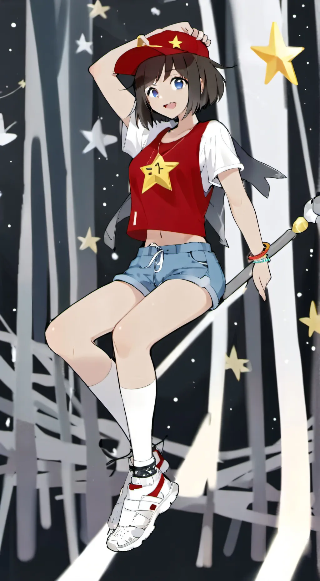 ai character: Laura Cookie background