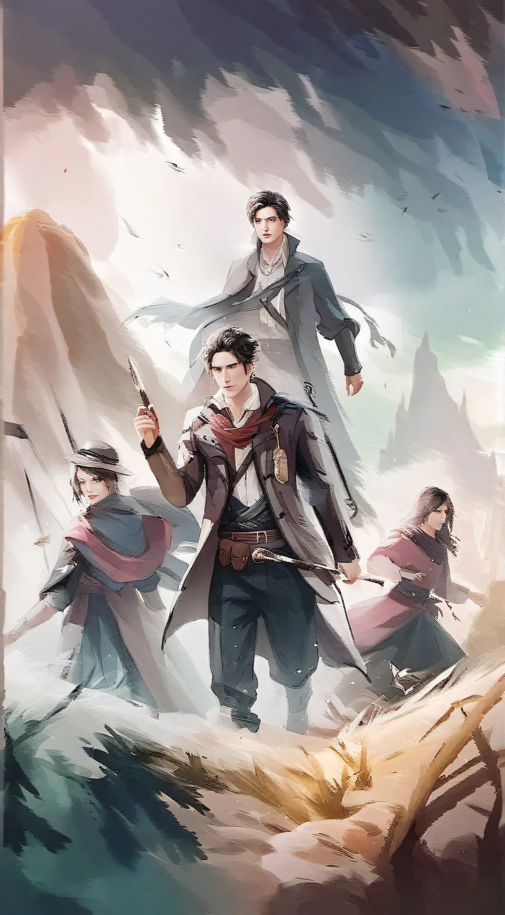 ai character: baby simon  background