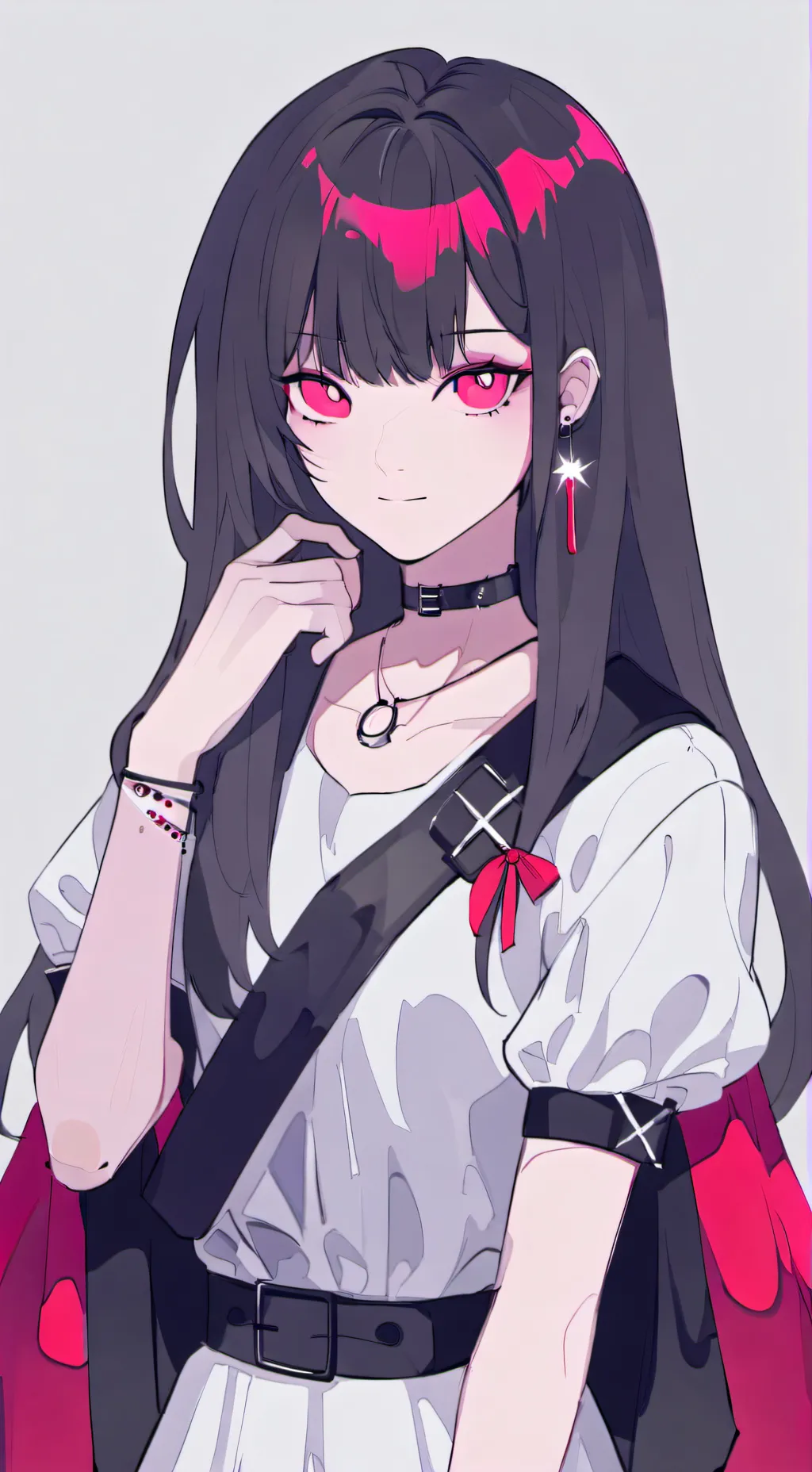 ai character: rose background