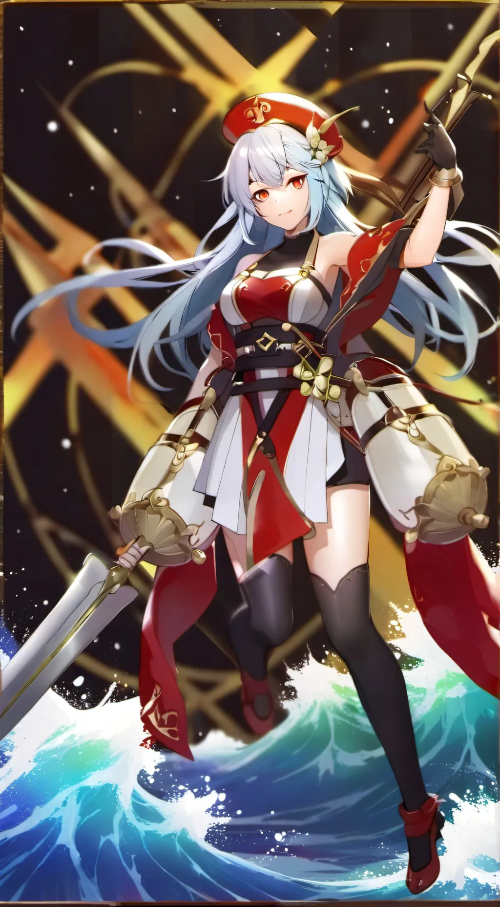 ai character: Montserrat  background