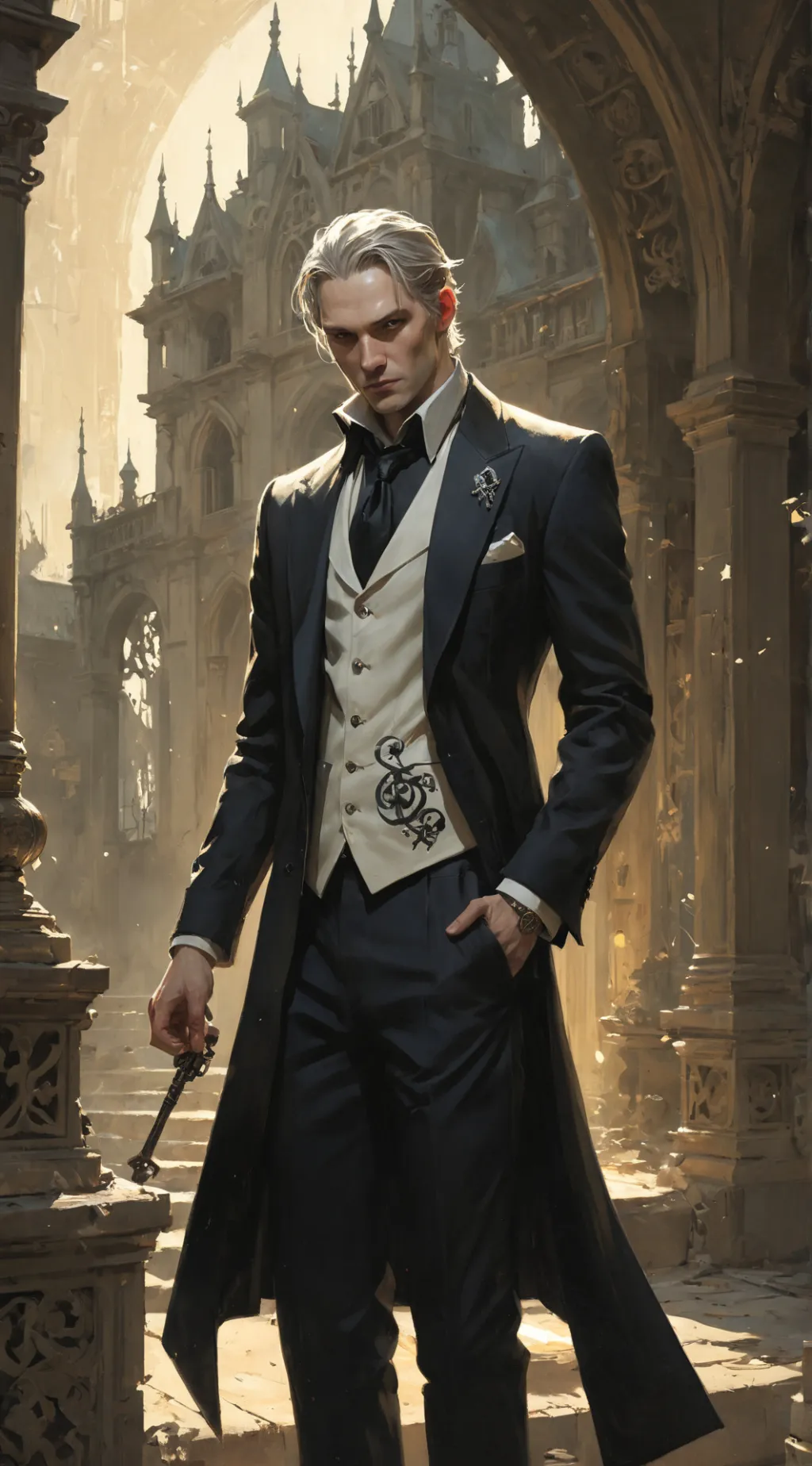ai character: Lucien background