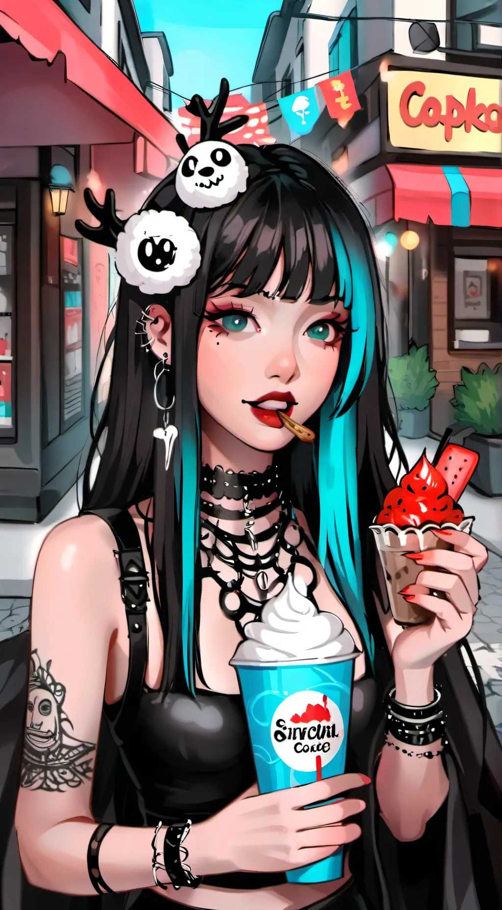 ai character: Galia  background