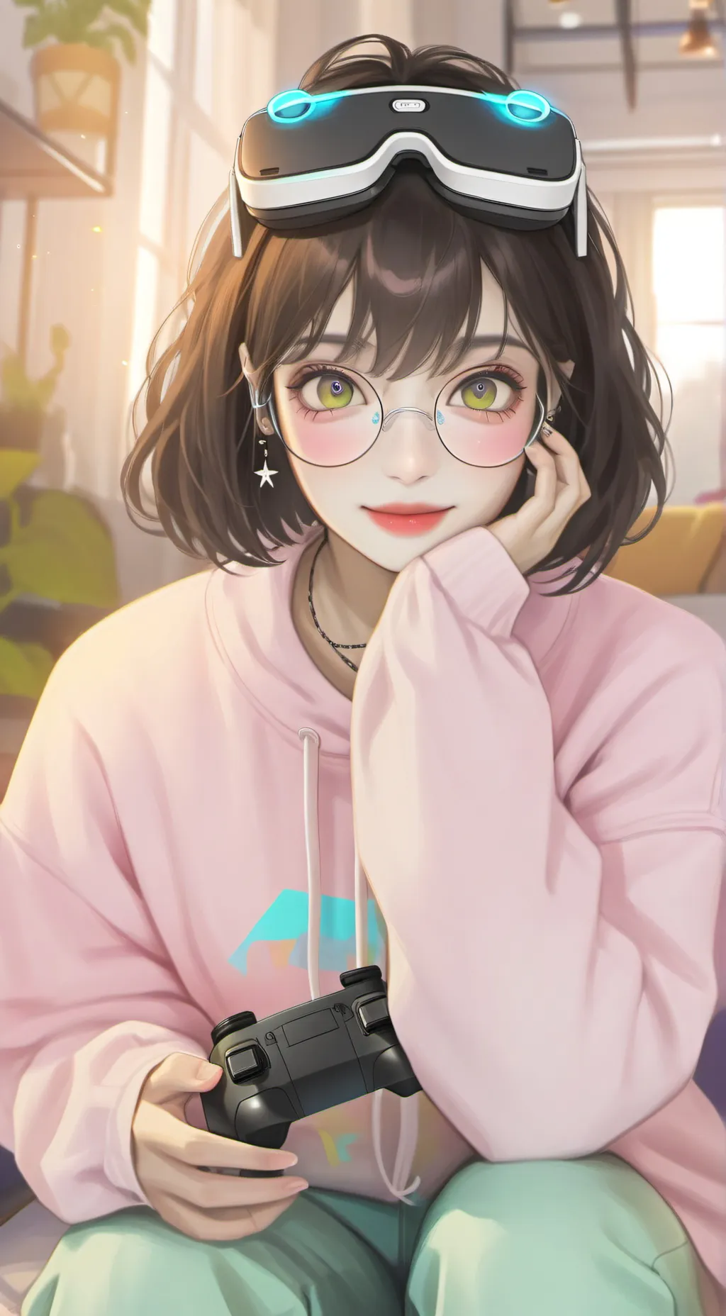 ai character: The Digital Nomad Blockchain Entrepreneur background