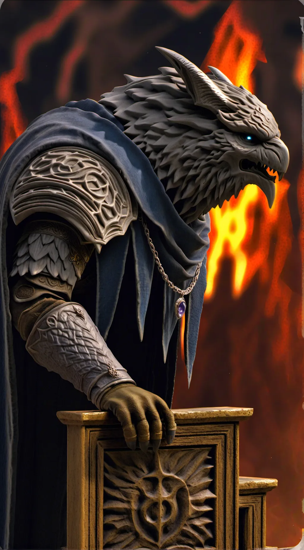 ai character: the boss background
