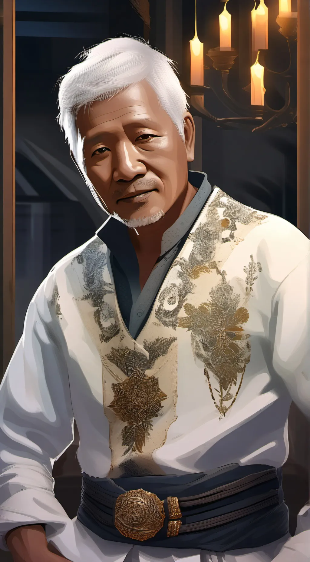 ai character: My grandpa background