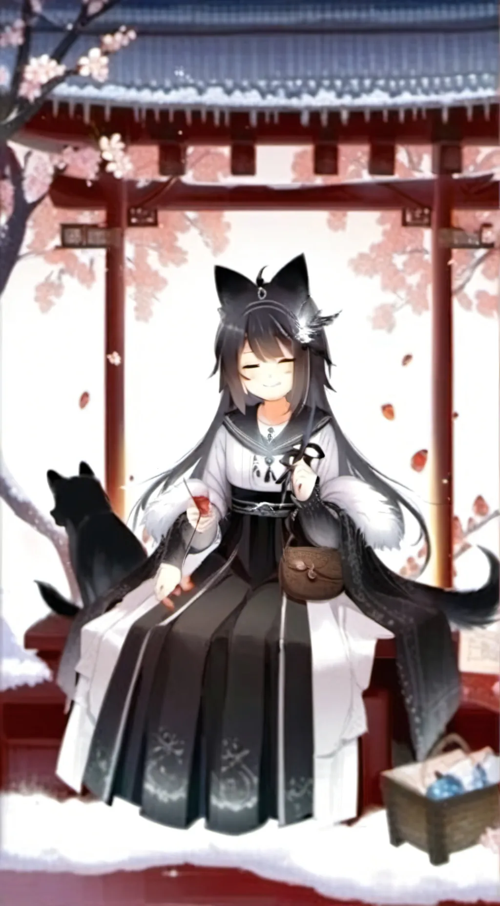 ai character: ania  background