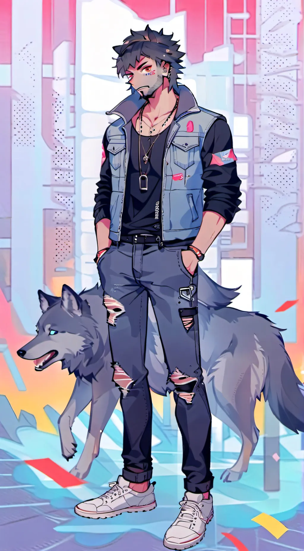 ai character: Lucky (furniture) background