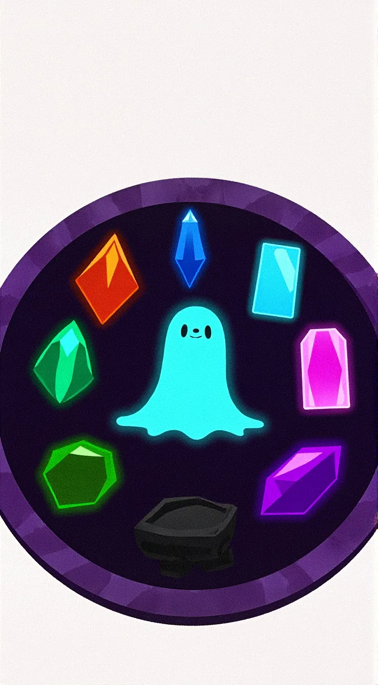ai character: gem store background