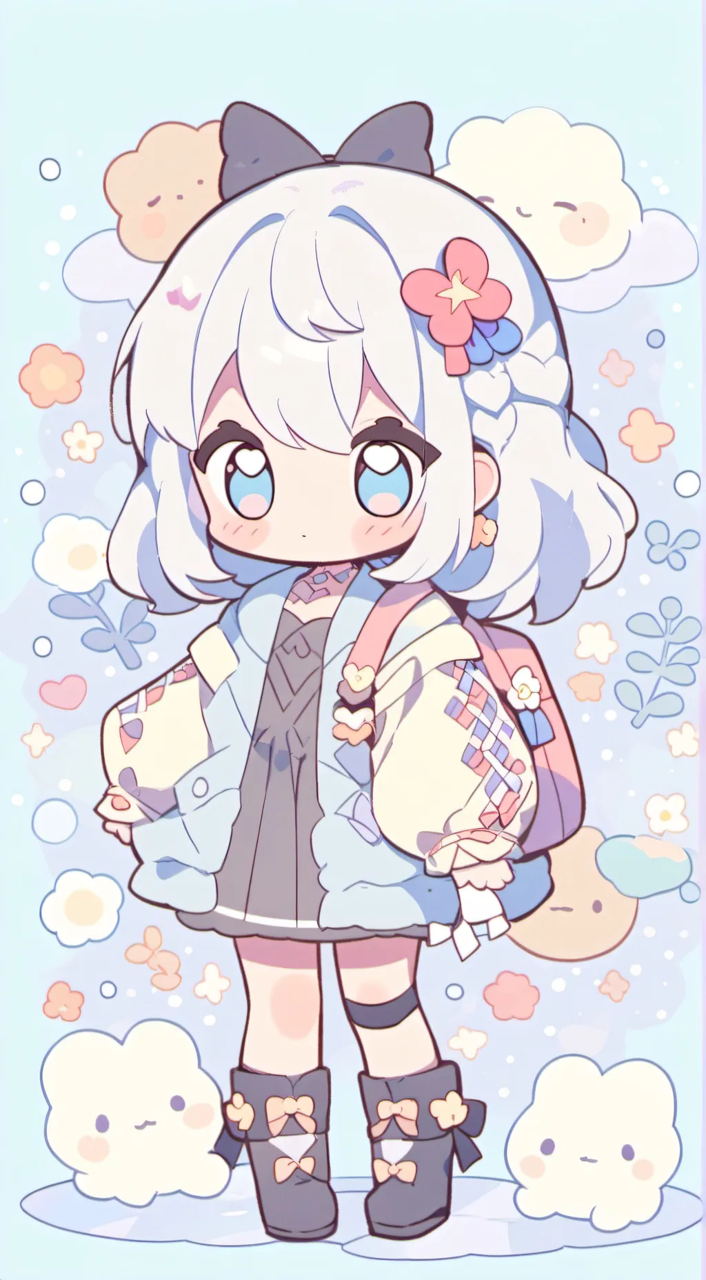 ai character: bebe cute background