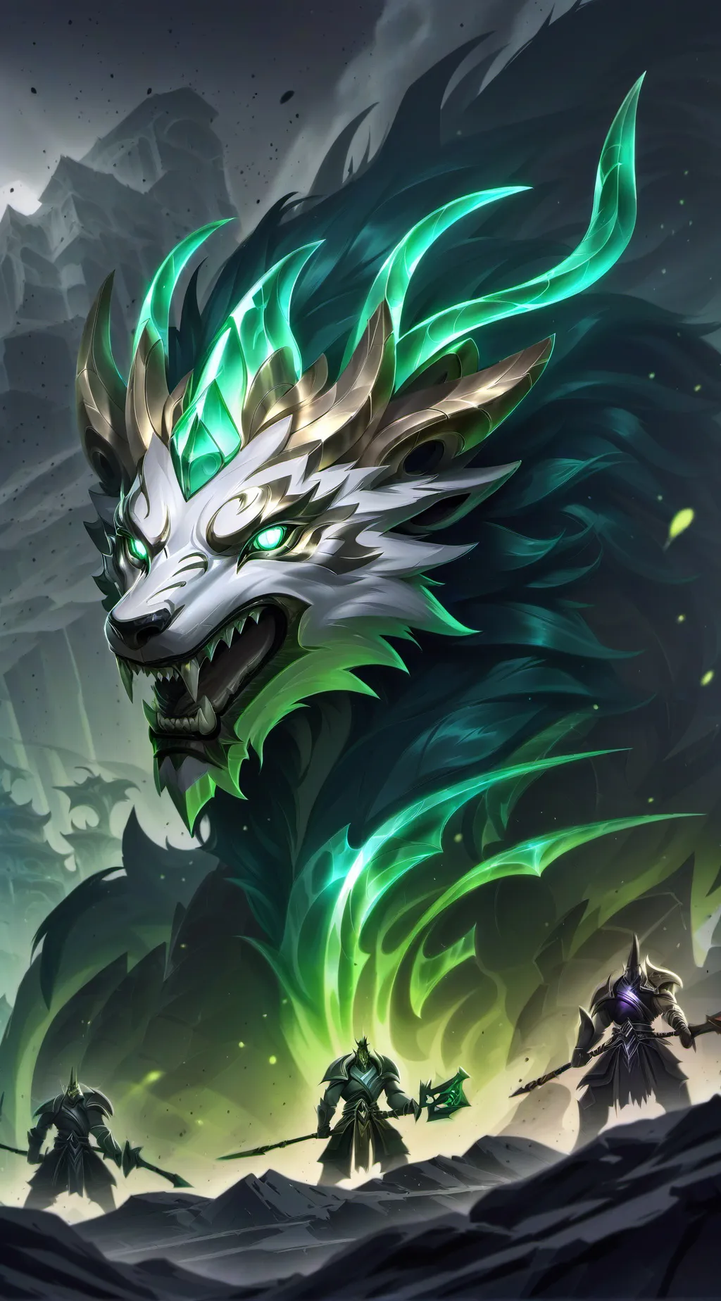 ai character: Power dog background