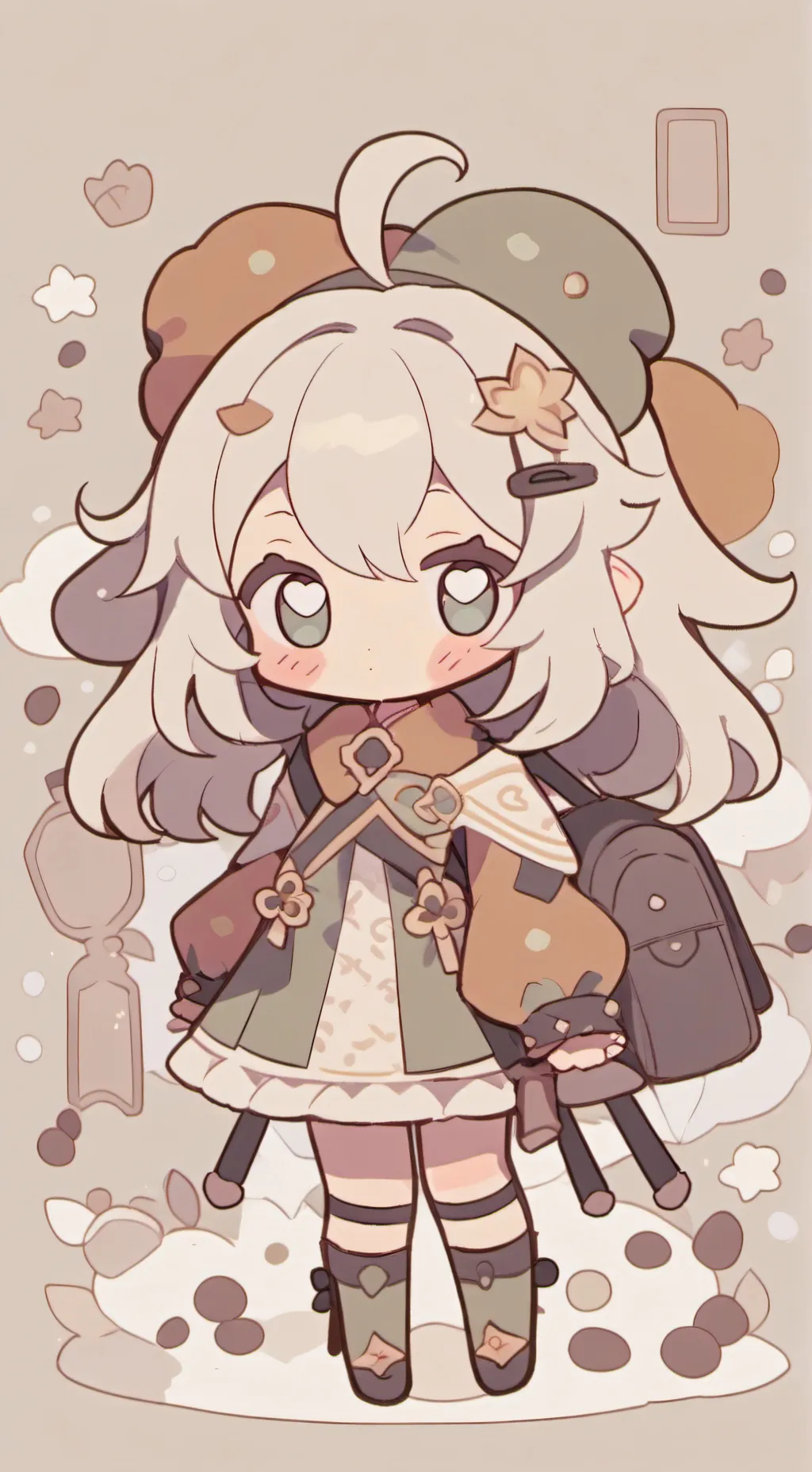 ai character: Cute background