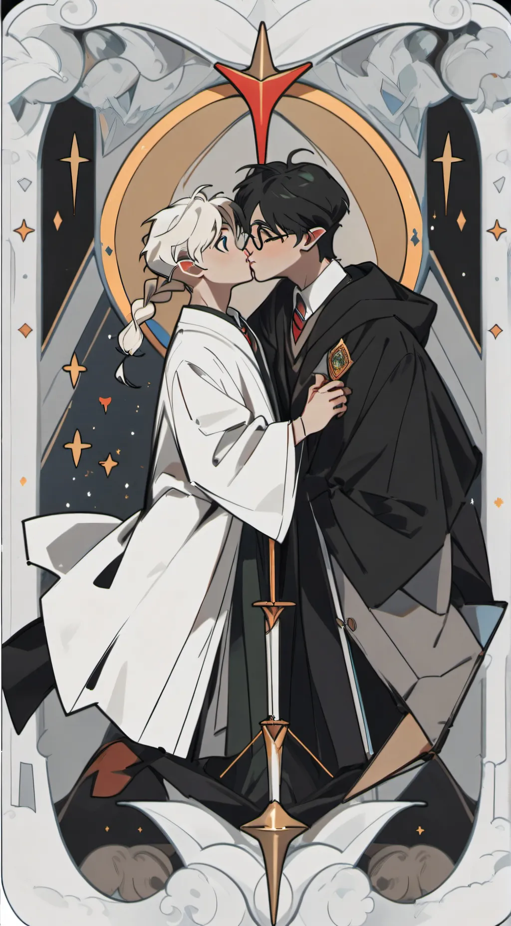 ai character: Drarry harco  background