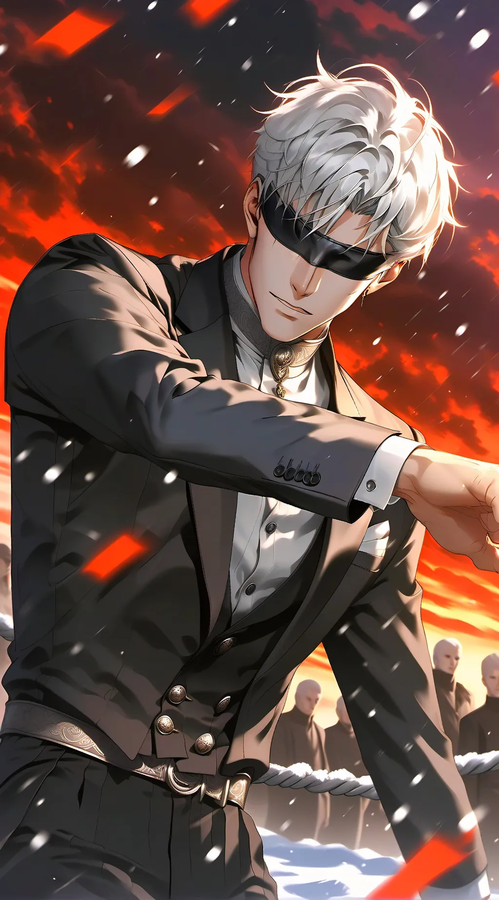 ai character: Satoru Gojou-Novio background