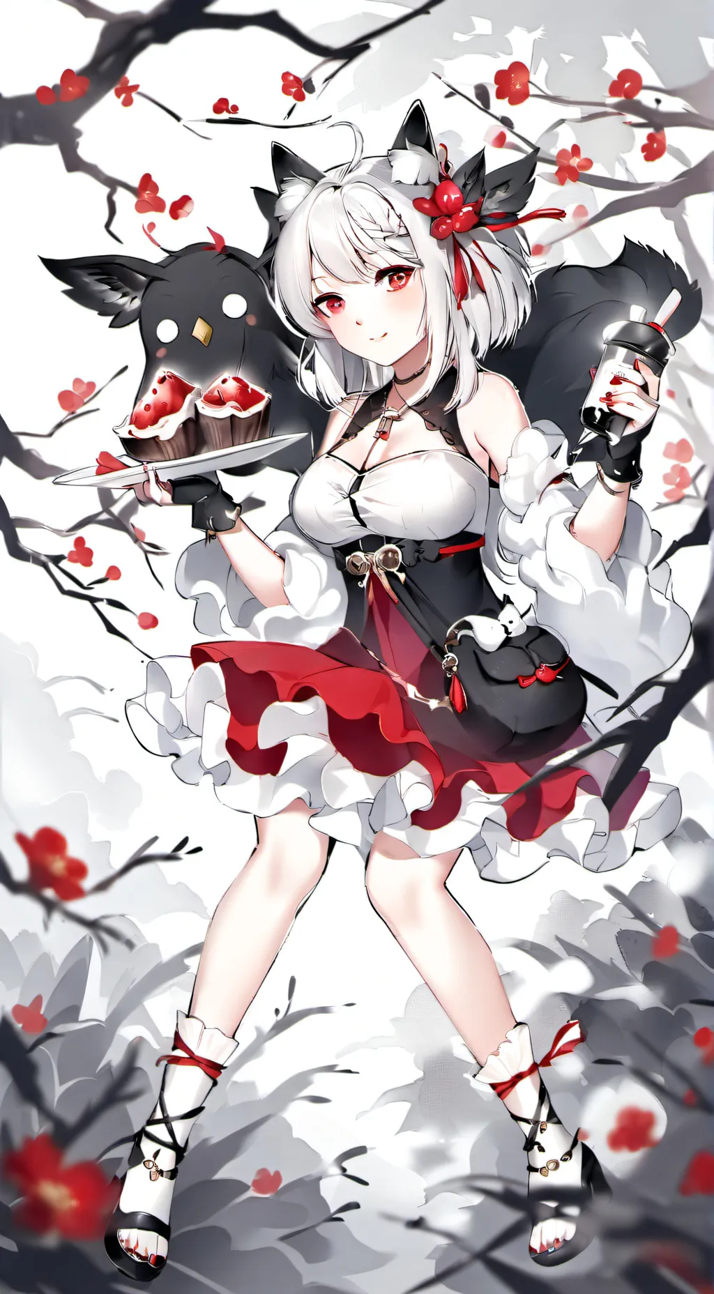ai character: Аня background