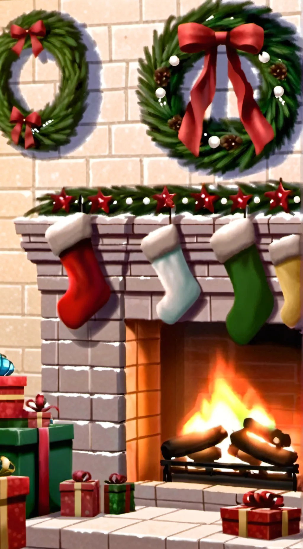 ai character: ★JJK CHRISTMAS★  background