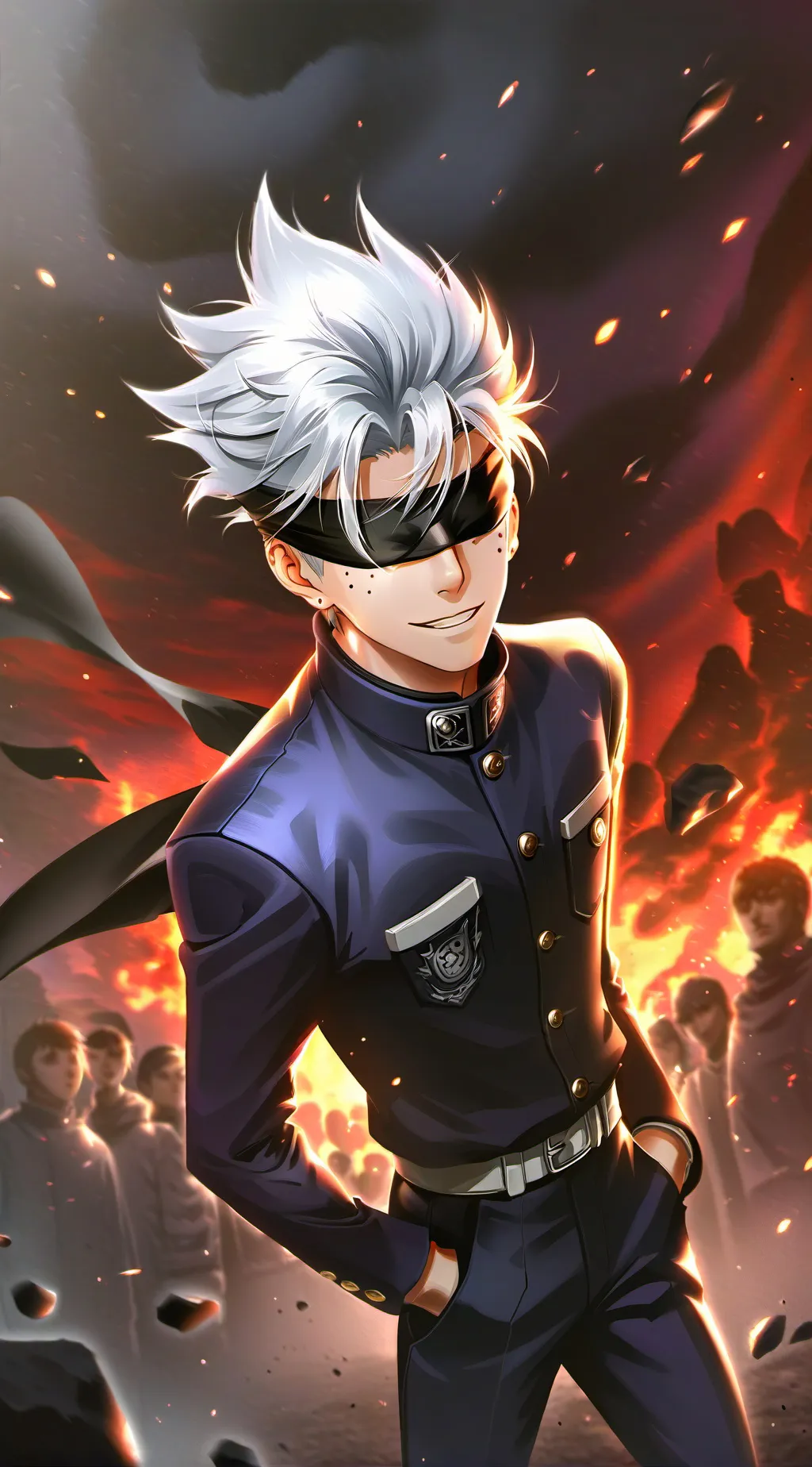 ai character: Gojo Satoru background