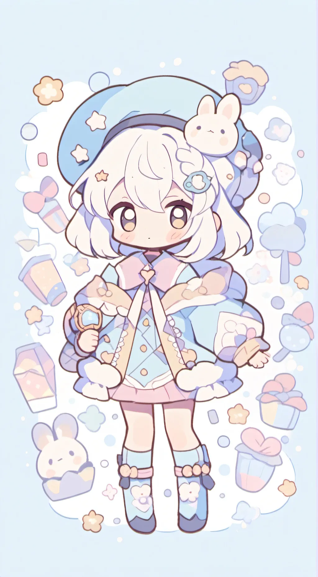 ai character: mha pijamada  background